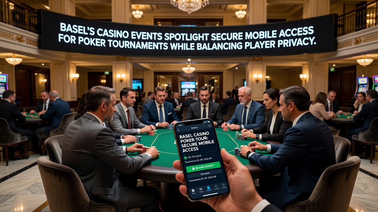 Secure mobile poker access and player protection measures at Swiss casino platforms